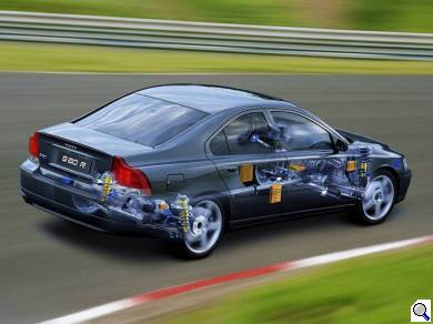 Volvo S60 R cutaway - click to enlarge